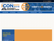 Tablet Screenshot of iconexpo.org